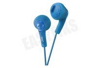 JVC HAF160AEP HA-F160-A-E Gumy In Ear Hoofdtelefoon Hoofdtelefoon Blauw geschikt voor o.a. Blauw met 1 meter snoer