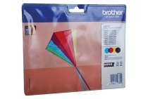 Brother BROI223V LC-223 Multipack Brother printer Inktcartridge LC-223 Multipack BK/C/M/Y geschikt voor o.a. DCP-J4120DW, MFC-J4420DW, MFC-J4620DW