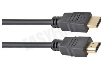 Universeel  HDMI Kabel 2.0 High Speed + Ethernet, 2.5 Meter, Verguld geschikt voor o.a. 2.5 Meter, 4K 60FPS