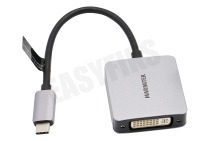 Marmitek 25008372  Adapter USB-C > DVI geschikt voor o.a. USB-C naar DVI adapter