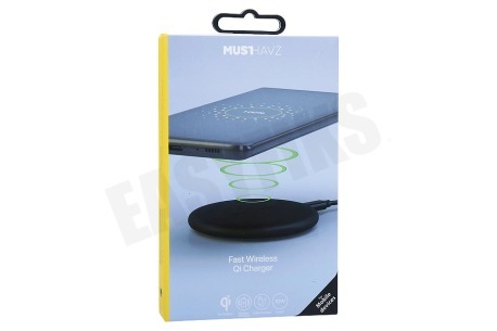 Universeel Fast Wireless QI Charger Black