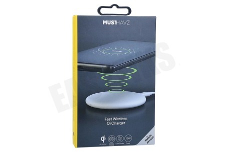 Universeel Fast Wireless QI Charger White