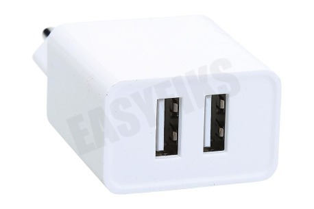 Spez Dual USB Thuislader 2.1A, Wit