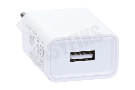 Easyfiks USB oplader 230V 2,1A/5V 1-poort wit