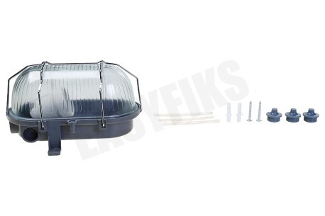 Elektra Buitenlamp grijs exclusief lamp