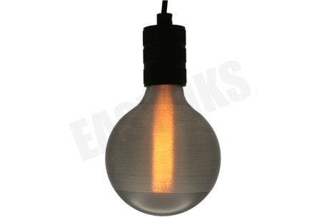 Calex 2001001200 Silk G125 Grijs Spiraal Filament E27 4,0W Dimbaar