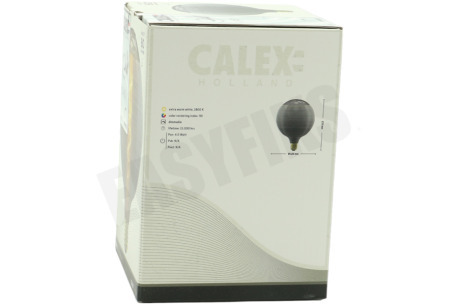 Calex 2001001200 Silk G125 Grijs Spiraal Filament E27 4,0W Dimbaar
