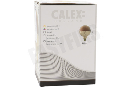 Calex 2001000800 Calex LED Volglas Filament 4W E27 Kopspiegel Copper