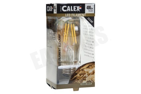 Calex 425204 Calex LED volglas Filament Standaardlamp Helder 4W 400lm