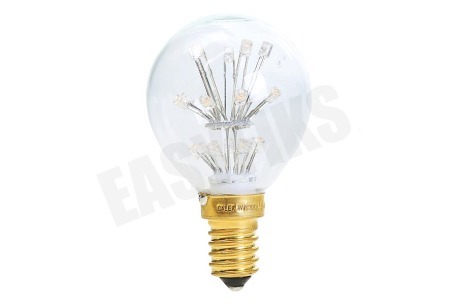 Calex 474458 Calex Pearl LED Kogellamp 240V 1,0W E14 P45, 20-leds
