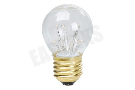 Calex 1301004400 Calex Pearl LED Kogellamp 240V 0,9W E27 P45, 14-leds