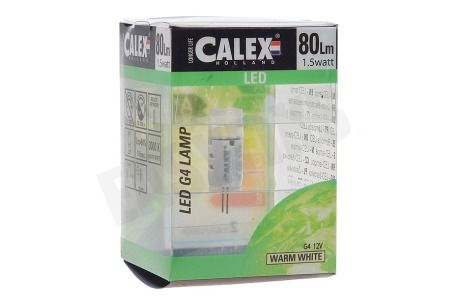 Calex 473830 Calex LED G4 12V 2-led 1,5W 80lm 3000K