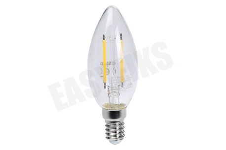 Calex 1101000600 Calex LED Volglas Filament Kaarslamp 240V 2W 250lm E14