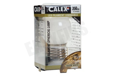 Calex 474485.1 Calex LED Volglas Filament Kogellamp 3,5W 350lm E27