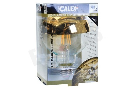 Calex 425456 Calex LED Filament Kopspiegel 3,5W E27 GLB95 Dimbaar