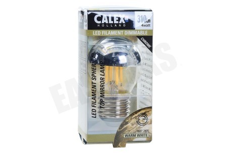 Calex Calex LED Filament Kopspiegel 4W E27 P45 Dimbaar