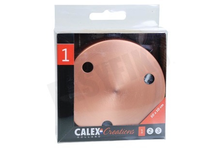 Calex 940048 Calex Metalen Plafondplaat 100mm Mat Koper 3 Gaten