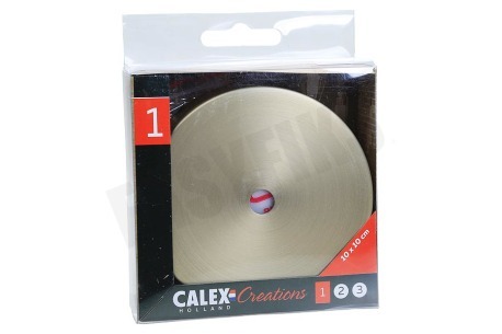 Calex 940012 Calex Metalen Plafondplaat 100mm Mat Brons 1 Gat