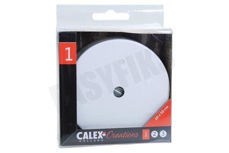 Calex 940020 Calex Metalen Plafondplaat 100mm Mat Wit 1 Gat