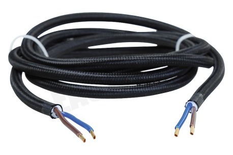 Calex 940212 Calex Textiel Omwikkelde Kabel Zwart 1,5m