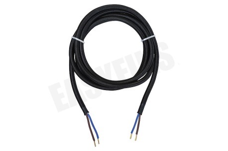 Calex 940212 Calex Textiel Omwikkelde Kabel Zwart 1,5m