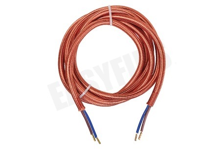 Calex 940224 Calex Textiel Omwikkelde Kabel Metallic Bruin 1,5m