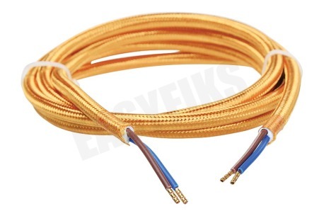Calex 940216 Calex Textiel Omwikkelde Kabel Goud 1,5m