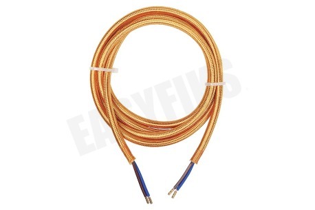 Calex 940216 Calex Textiel Omwikkelde Kabel Goud 1,5m