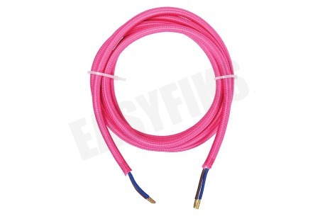 Calex 940226 Calex Textiel Omwikkelde Kabel Roze 1,5m