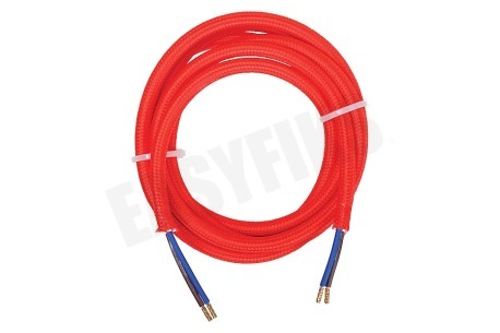 Calex 940232 Calex Textiel Omwikkelde Kabel Rood 1,5m