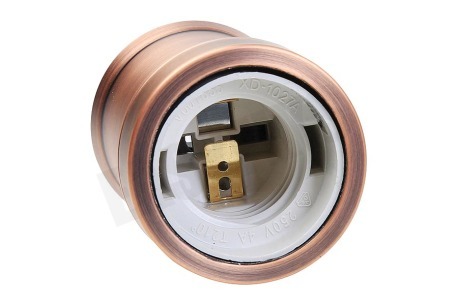 Calex 940442 Calex Aluminium Lamphouder Mat Koper E27 Piek Model