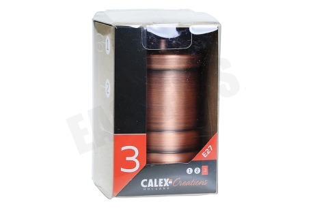 Calex 940442 Calex Aluminium Lamphouder Mat Koper E27 Piek Model