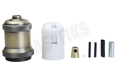Calex 940466 Calex Aluminium Lamphouder Mat Brons E27 Piek Model