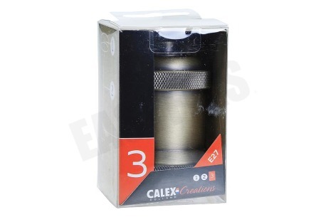 Calex 940466 Calex Aluminium Lamphouder Mat Brons E27 Piek Model