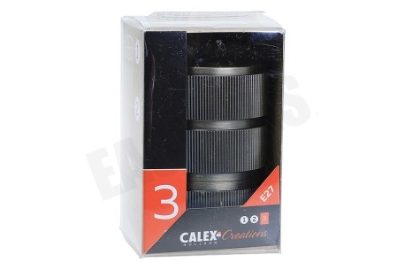 Calex 940426 Calex Aluminium Lamphouder Mat Brons E27 3 Rings Model
