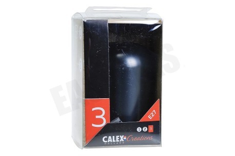 Calex 940402 Calex Aluminium Lamphouder Mat Parel Zwart E27 40mm
