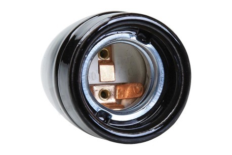 Calex 940390 Calex Lamphouder Keramiek Zwart E27