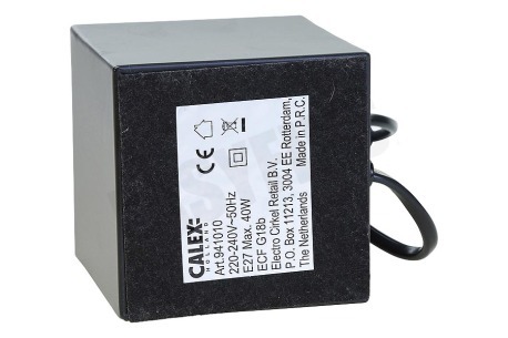 Calex 941010 Calex Tafelarmatuur Mat Zwart E27
