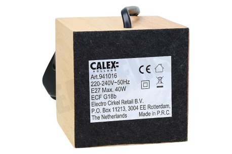Calex 941016 Calex Tafelarmatuur Hout E27