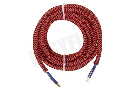 Calex 940282 Calex Textiel Omwikkelde Kabel Rood/Zwart 3m