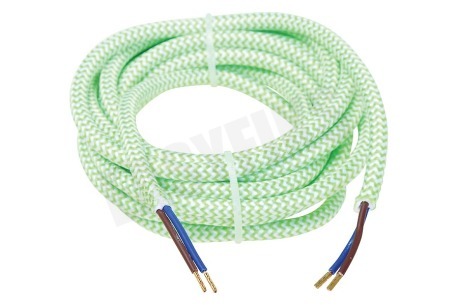 Calex 940280 Calex Textiel Omwikkelde Kabel Limoen/Wit 3m