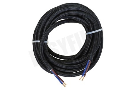 Calex 940262 Calex Textiel Omwikkelde Kabel Zwart 3m