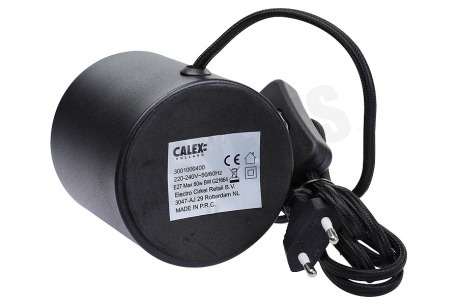 Calex 3001000400 Tafelarmatuur Rond Zwart