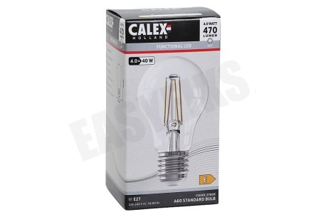 Calex 1101001200 LED volglas Filament Standaardlamp Helder 4W E27