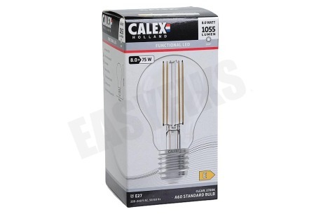 Calex 1101009500 Calex LED volglas Filament Standaardlamp Helder 8W
