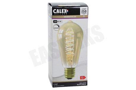 Calex 1001000700 LED Volglas Flex Filament Rustieklamp E27 3,8W