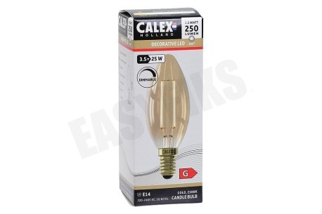 Calex 1101005200 LED Volglas Filament Kaarslamp 3,5W 250lm E14