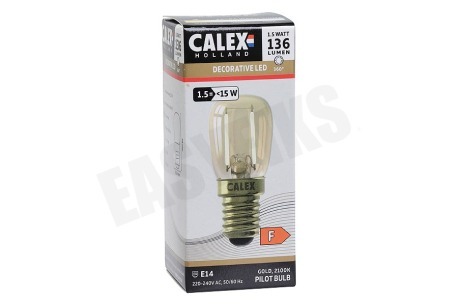 Calex 1101010500 Calex LED Volglas Filament Schakelbordlamp 1,5W E14