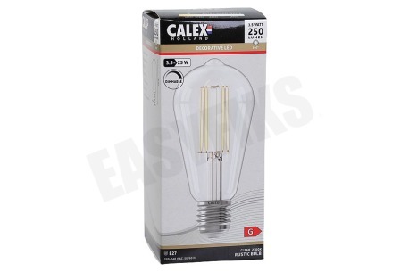 Calex 1101001600 LED volglas Filament Rustieklamp 3,5W E27