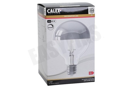 Calex 1101002600 LED Filament Kopspiegel 3,5W E27 GLB95 Dimbaar